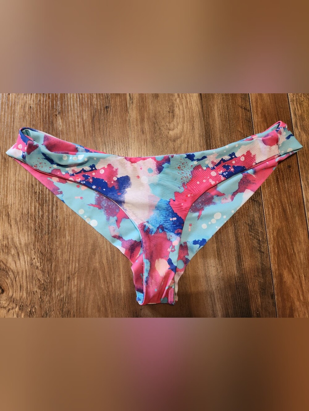 Moana Bikini Women’s Multicolor Watercolor Bikini Bottom